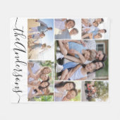 Persoonlijke 7 fotocollage-serie fleece deken (Voorkant (Horizontaal))