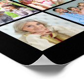 Persoonlijke 81 Foto Collage Op Maat Kleur Poster (Hoek)
