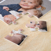 Persoonlijke 8 foto collage grootouders modern legpuzzel (Zijkant)