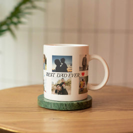Persoonlijke 8 foto's Beste Papa Mok