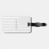 Persoonlijke 911-dispatch-eend Met Headset Bagagelabel (Achterkant horizontaal)