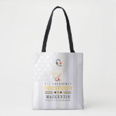 Persoonlijke 911-dispatch-goose met headset tote bag (Voorkant)
