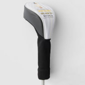 Persoonlijke 911-dispatchgans met hoofdtelefoon golfheadcover (Schuin)