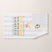 Persoonlijke 911-dispatchgans met hoofdtelefoon handdoek (Handdoek)