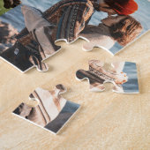 Persoonlijke 9 foto-collage legpuzzel (Zijkant)