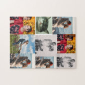 Persoonlijke 9 foto-collage legpuzzel (Horizontaal)