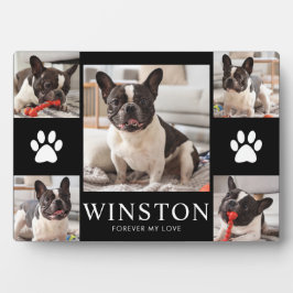 Persoonlijke Aandenken Foto Hond Herdenking Fotoplaat