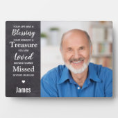 Persoonlijke Aandenken Herinneringsdoosje Memorial Fotoplaat (voorkant)