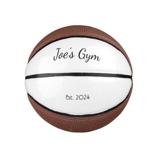 Persoonlijke Aandenken Mini Basketbal (Voorkant)