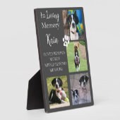 Persoonlijke Aandenkenfoto Gedenkplek voor Huisdie Fotoplaat (Zijkant)