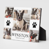 Persoonlijke Aandenkenfoto Herdenking Huisdier Hon Fotoplaat (Zijkant)