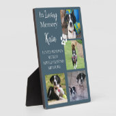 Persoonlijke Aandenkenfoto Huisdierherdenking Fotoplaat (Zijkant)