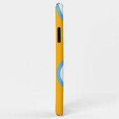 Persoonlijke aangepaste blauwe oranje roze rode re Case-Mate iPhone case (Achterkant/rechts)