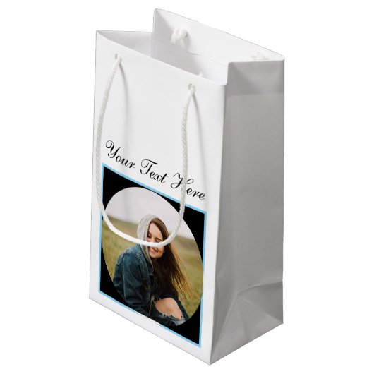 Persoonlijke Aangepaste Cadeautas voor Vieringen (Achterkant Gekanteld)
