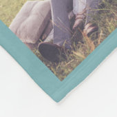 Persoonlijke aangepaste collage met 15 foto's fleece deken (Hoek)
