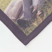 Persoonlijke aangepaste collage met 15 foto's fleece deken (Hoek)