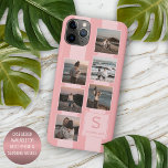 Persoonlijke Aangepaste Eenvoudige Foto's Op Roze  Case-Mate iPhone Case<br><div class="desc">Moderne iPhone hoesje ontwerp met 6 foto's collage. Met ruimte om te personaliseren en aan te passen met naam, monogram of initialen, en zes foto's naar keuze. Erg mooi cadeau voor Moederdag of Valentijnsdag. Mooie, moderne en coole hoes voor de trendsettende en kunstminnende persoon die hun telefoon wil beschermen tegen...</div>