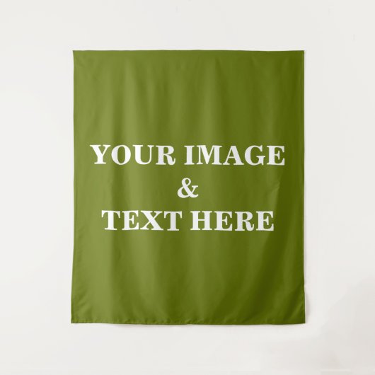 Persoonlijke Aangepaste Eigen Foto & Tekst Tapijt Wandkleed (Voorkant)