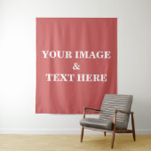 Persoonlijke Aangepaste Eigen Foto & Tekst Wandtap Wandkleed (In situ)