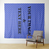 Persoonlijke Aangepaste Eigen Foto & Tekst Wandtap Wandkleed (In Situ (horizontaal))