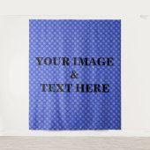 Persoonlijke Aangepaste Eigen Foto & Tekst Wandtap Wandkleed (Voorkant)