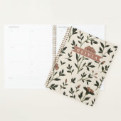 Persoonlijke Aangepaste Elegante Neutrale Vintage Planner (Display)
