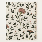 Persoonlijke Aangepaste Elegante Neutrale Vintage Planner (Achterkant)