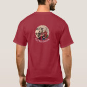 Persoonlijke aangepaste foto afbeelding vrienden f t-shirt (Achterkant)