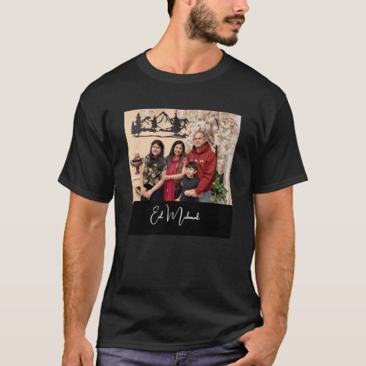 Persoonlijke aangepaste foto afbeelding vrienden f t-shirt (Voorkant)