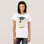 Persoonlijke Aangepaste Foto Afstuderen T-shirt (Voorkant volledig)
