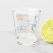 Persoonlijke aangepaste foto-collage shotglas shot glas (Achterkant)
