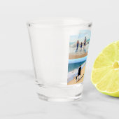 Persoonlijke aangepaste foto-collage shotglas shot glas (Links)