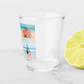 Persoonlijke aangepaste foto-collage shotglas shot glas (Rechts)