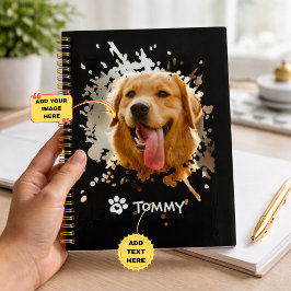 Persoonlijke aangepaste foto met naam spiraal foto planner