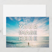 Persoonlijke aangepaste foto- of logokaarten kaart (Voorkant / Achterkant)