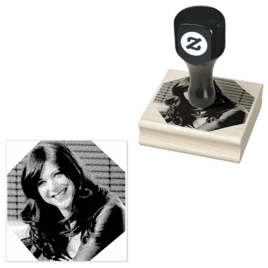 Persoonlijke aangepaste foto rubberstempel (Gestempeld)