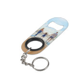 Persoonlijke aangepaste foto-sleutelhanger flesope mini flessenopener (Achterkant Gekanteld)