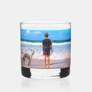 Persoonlijke aangepaste foto van uw huisdier whisky glas