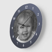 Persoonlijke aangepaste foto's en Lijst met tekstb Grote Klok (Hoek)