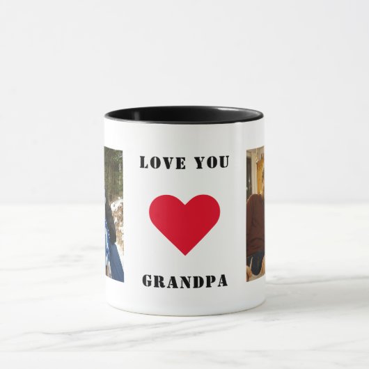 Persoonlijke aangepaste fotoserie U opa Mok (Midden)