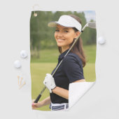 Persoonlijke aangepaste gezichts foto golfhanddoek (Insitu)