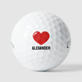 Persoonlijke Aangepaste Golfer Callaway Hart Golfballen