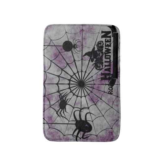 Persoonlijke, aangepaste Happy Halloween Badmat (Voorkant Verticaal)