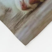 Persoonlijke aangepaste huisdierfoto fleece deken (Hoek)
