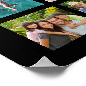 Persoonlijke aangepaste kleur 45 foto collage poster (Hoek)