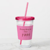 Persoonlijke aangepaste kok's acryl drinkbeker (Achterkant)