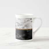 Persoonlijke Aangepaste Letter Bone China Mok (Rechts)