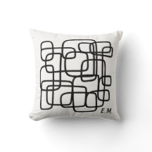 Persoonlijke Aangepaste Naam Abstracte Lijnkunst