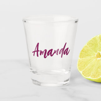 Persoonlijke Aangepaste Naam Bruid vrijgezellenfee Shot Glas