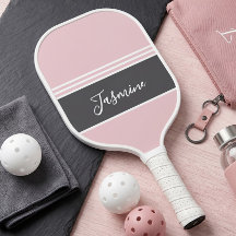 Persoonlijke aangepaste naam zacht roze grijs